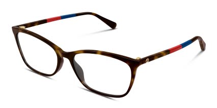 Gucci GG1930O Tortoise glasses - Tortoise - Angle View