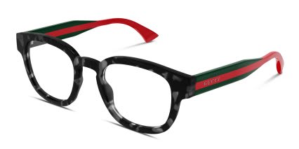 Gucci GG1992O Tortoise, Gray glasses - Tortoise / Gray - Angle View
