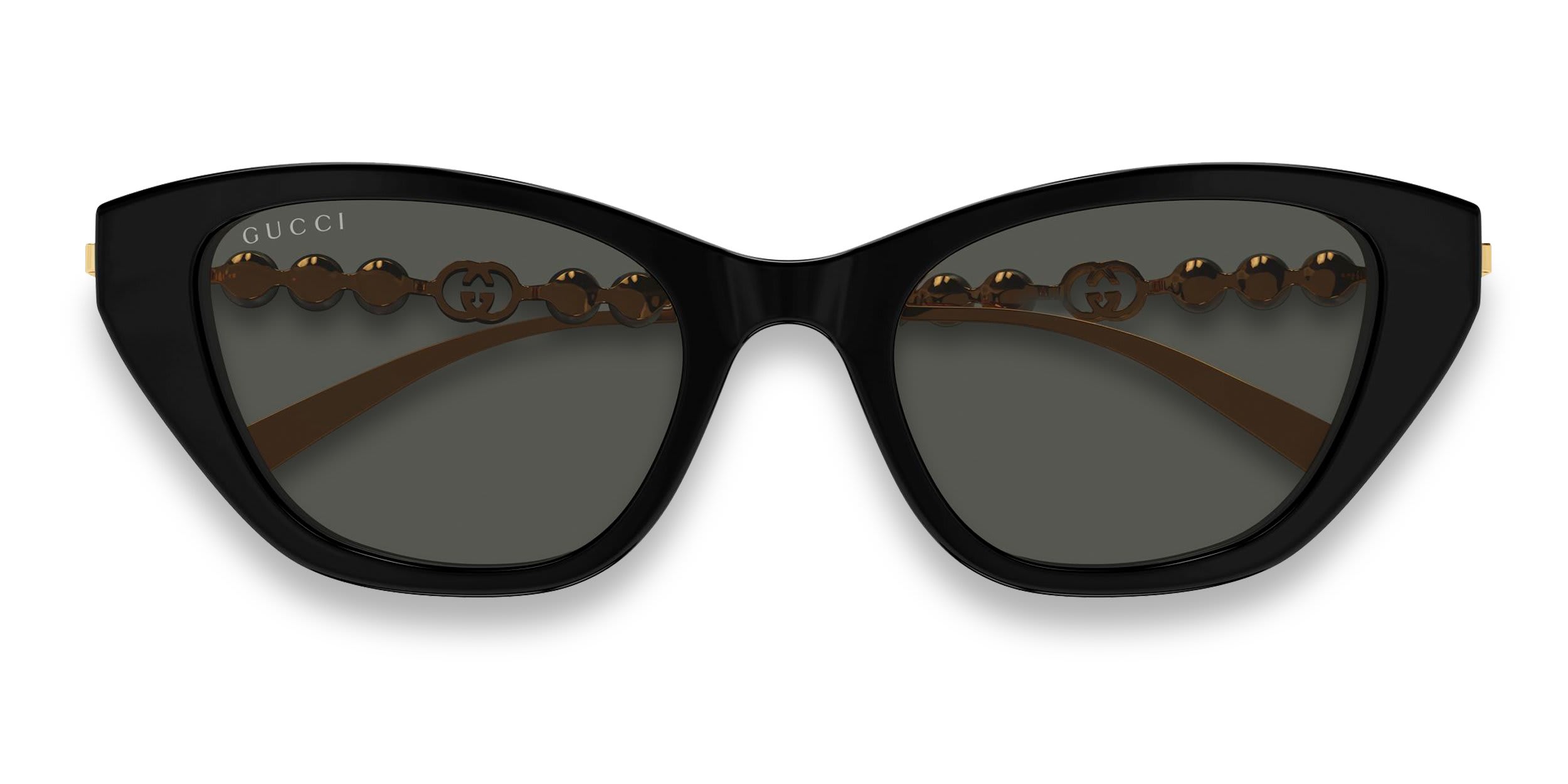 Gucci GG1968S Shiny Black glasses - Shiny Black - Frontal View