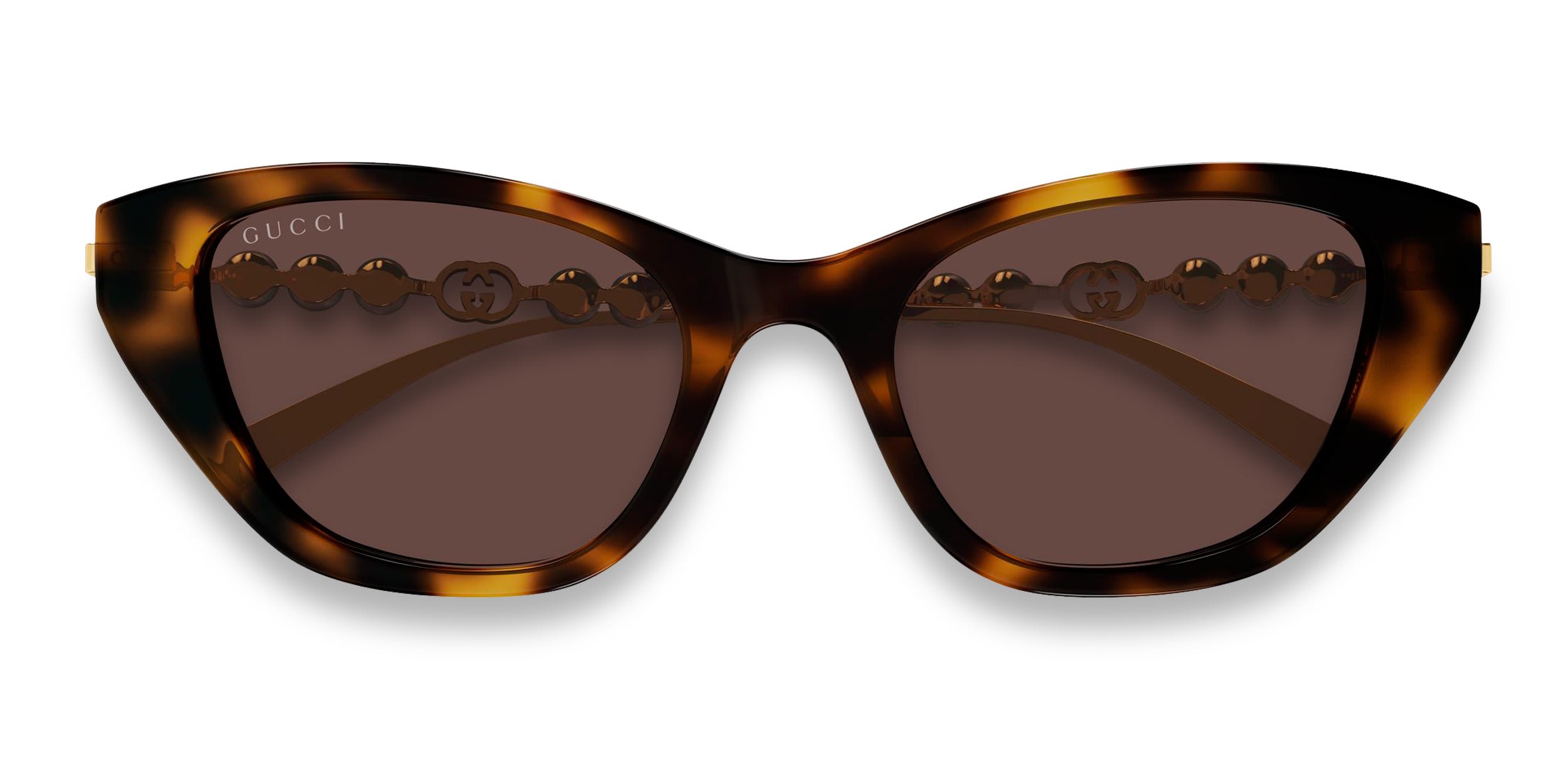 Gucci GG1968S Tortoise glasses - Tortoise - Frontal View