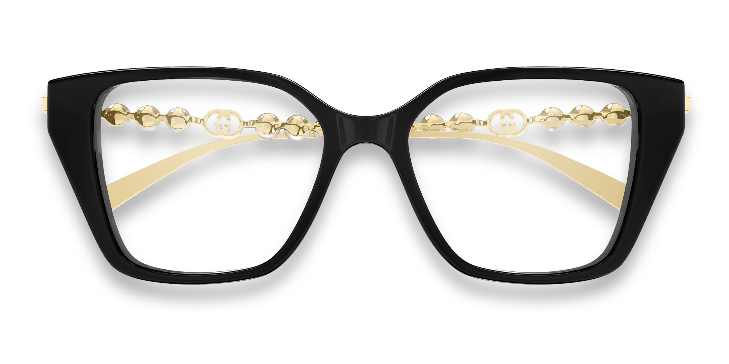 Gucci GG1969O Shiny Black glasses - Shiny Black - Frontal View