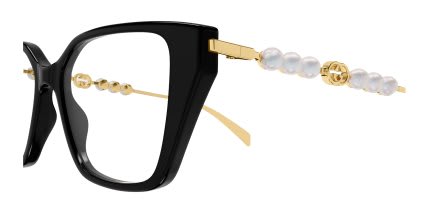 Gucci GG1969O Shiny Black glasses - Shiny Black - Side View