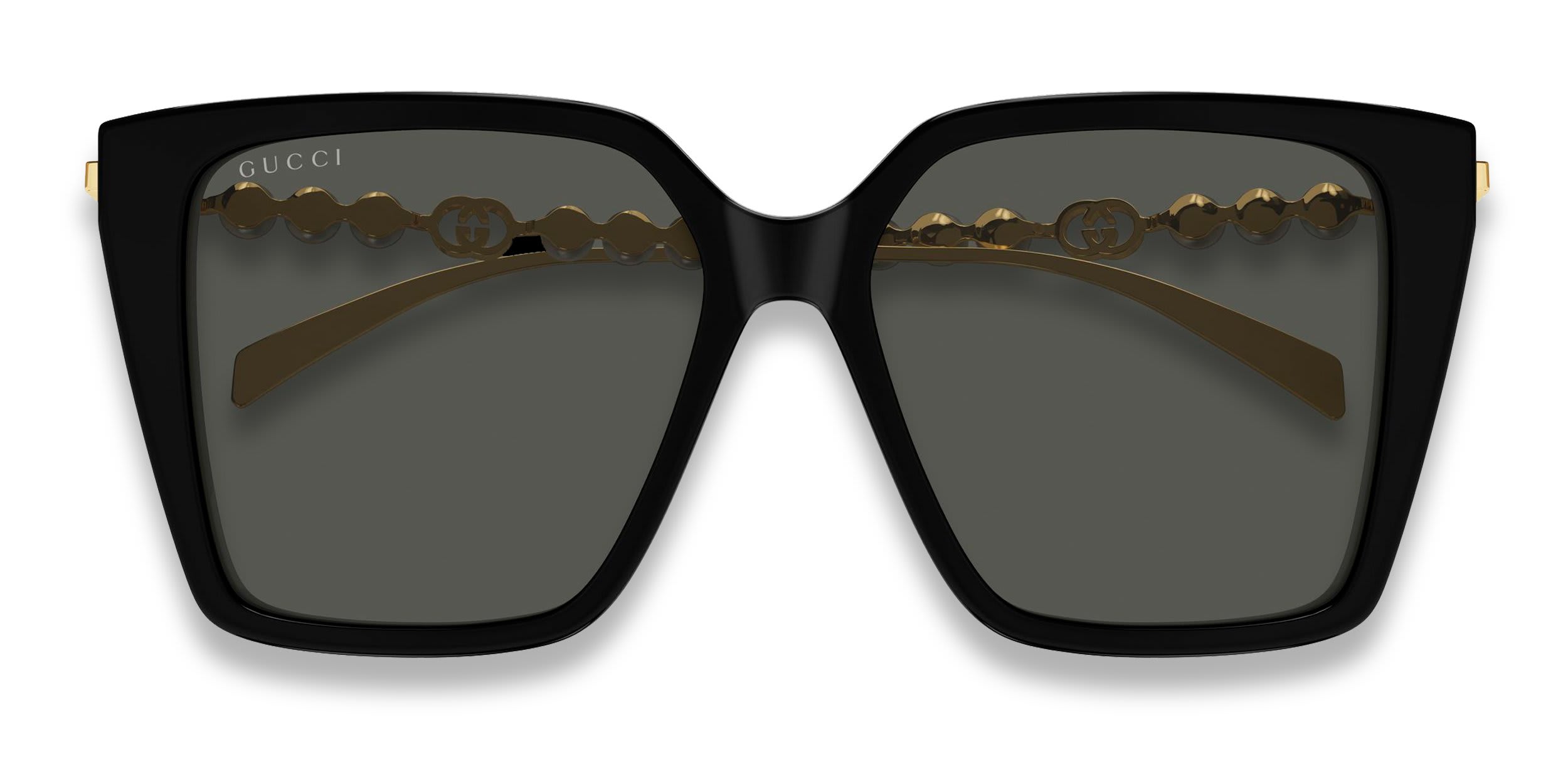 Gucci GG1967S Shiny Black glasses - Shiny Black - Frontal View