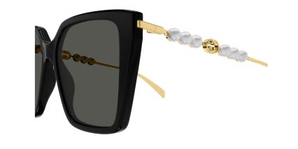 Gucci GG1967S Shiny Black glasses - Shiny Black - Side View