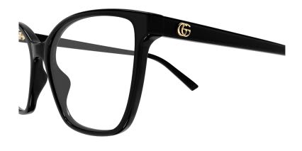 Gucci GG1995O Shiny Black glasses - Shiny Black - Side View