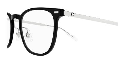Mont Blanc MB0393ON Shiny Black glasses - Shiny Black - Side View