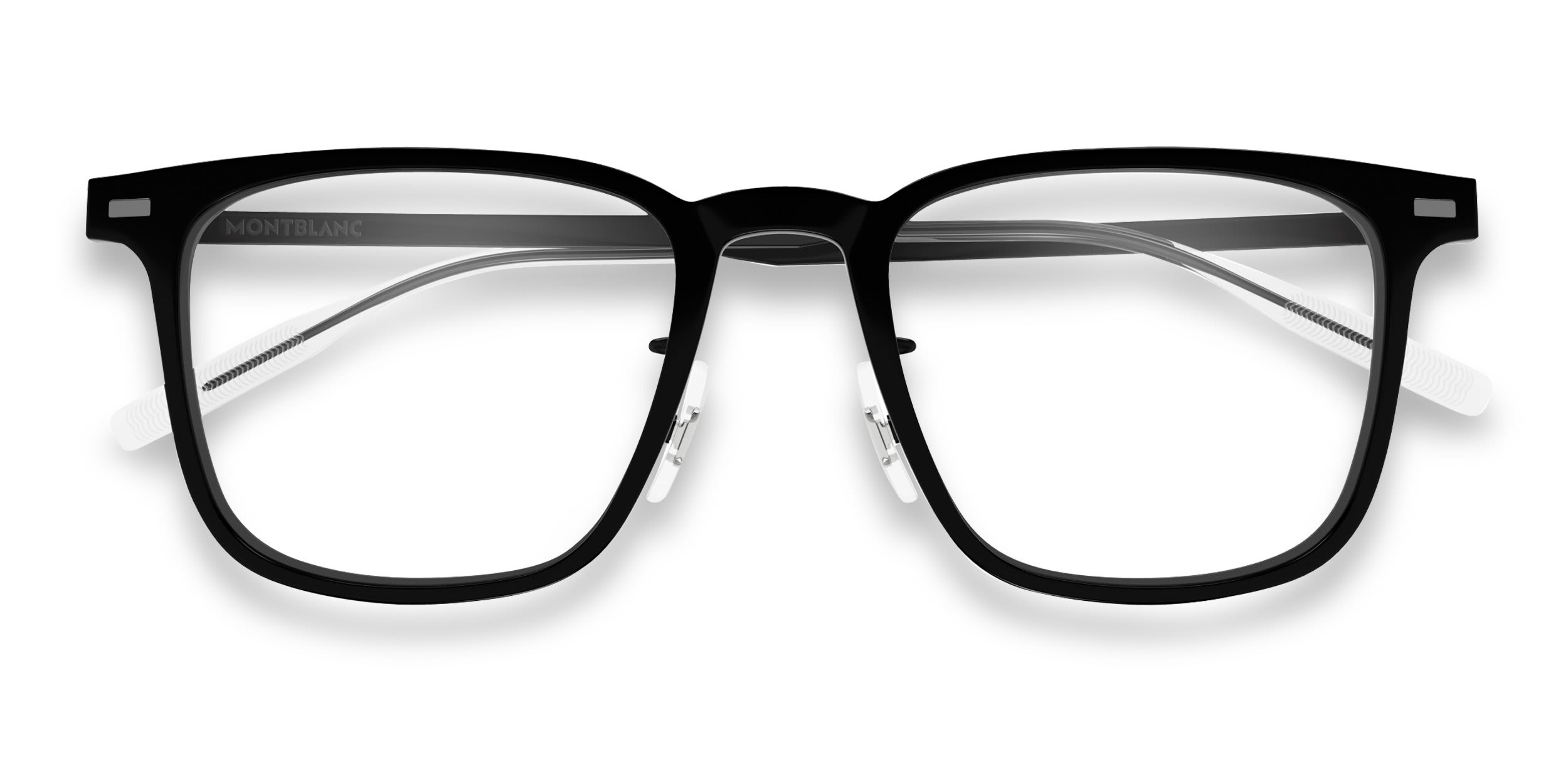 Mont Blanc MB0395ON Black glasses - Black - Frontal View