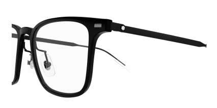 Mont Blanc MB0395ON Black glasses - Black - Side View