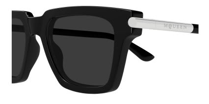 Alexander McQueen AM0519S Black, Gray glasses - Black / Gray - Side View