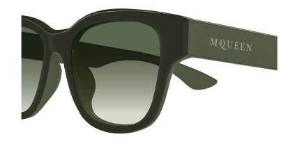 Alexander McQueen AM0528SA Green glasses - Green - Side View