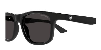 Mont Blanc MB0432S Black, Gray glasses - Black / Gray - Side View