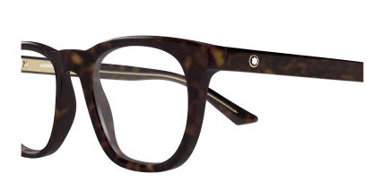 Mont Blanc MB0422O Tortoise glasses - Tortoise - Side View