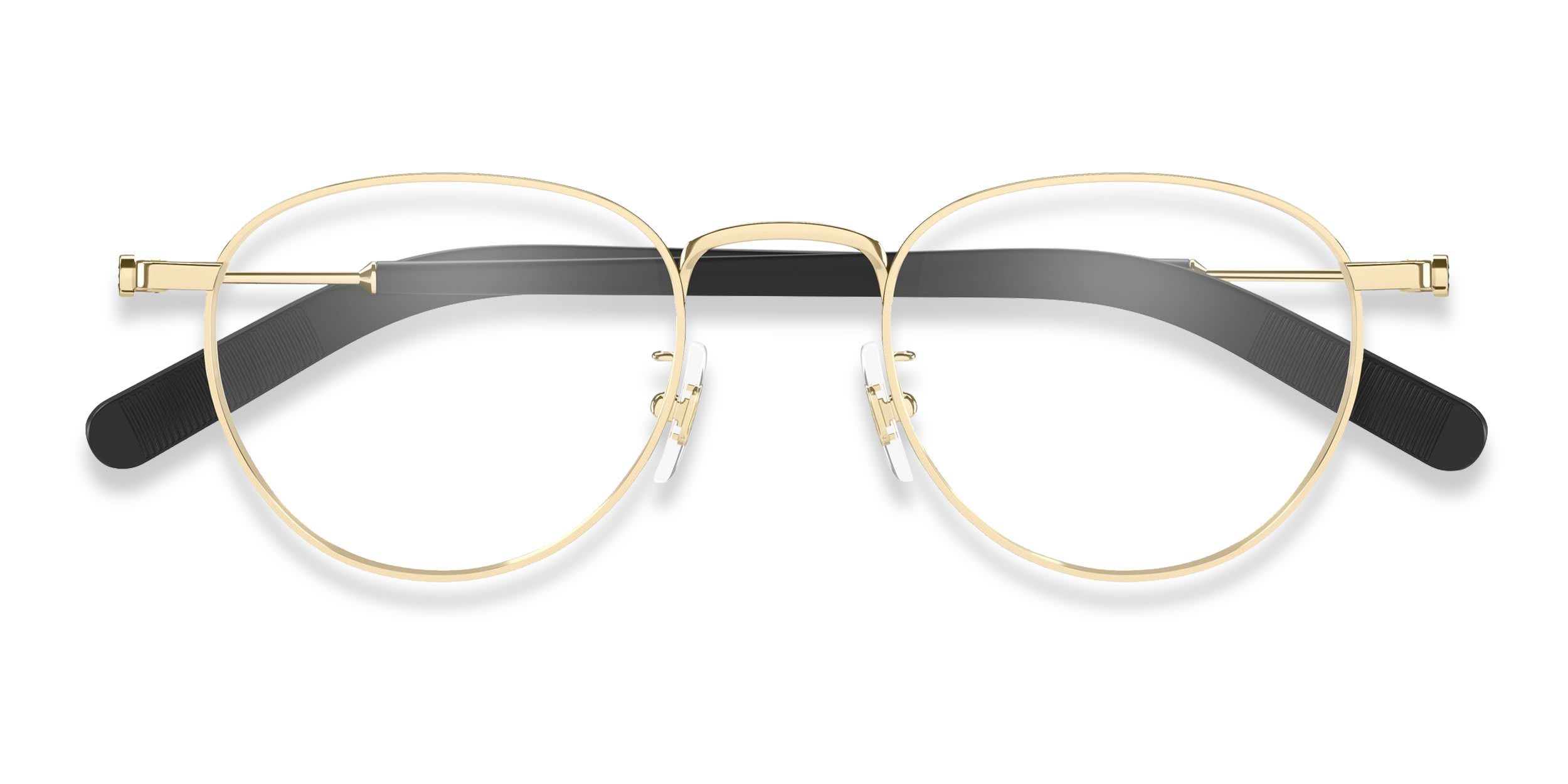 Mont Blanc MB0423O Gold glasses - Gold - Frontal View