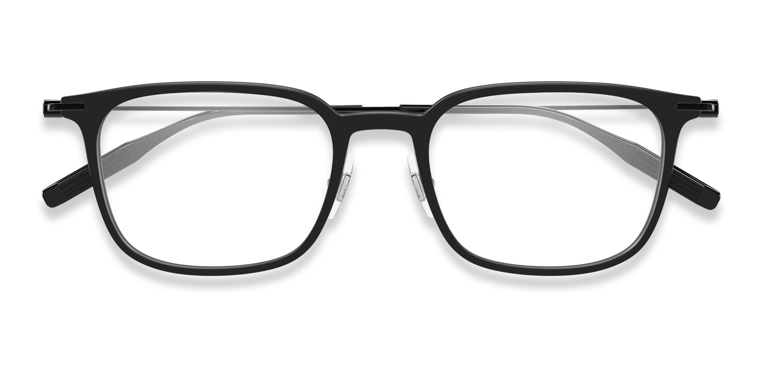 Mont Blanc MB0100O Black glasses - Black - Frontal View