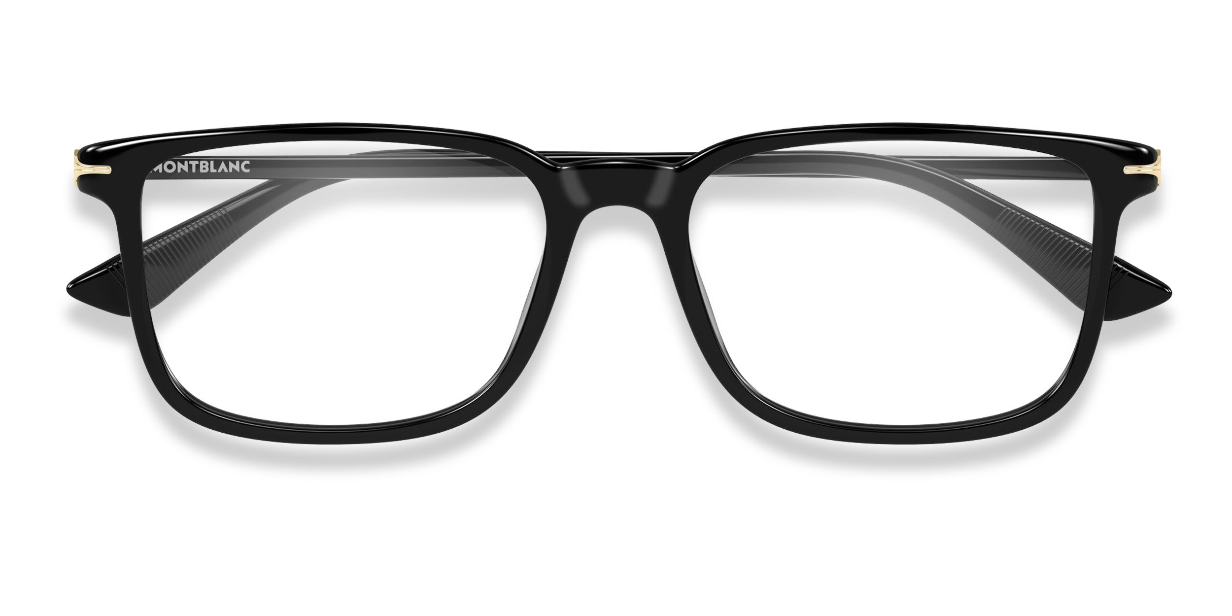 Mont Blanc MB0437O Black glasses - Black - Frontal View