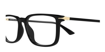 Mont Blanc MB0437O Black glasses - Black - Side View