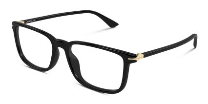 Mont Blanc MB0437O Black glasses - Black - Angle View