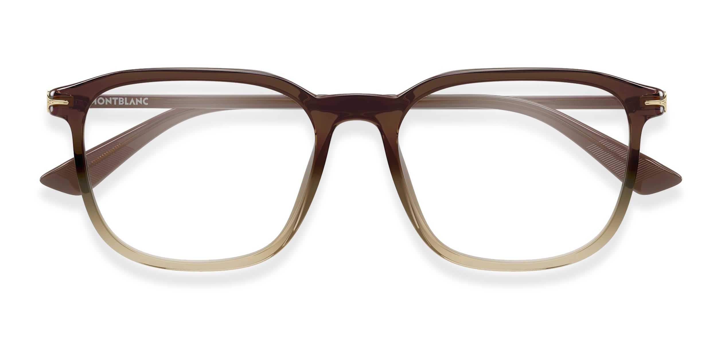 Mont Blanc MB0438O Brown glasses - Brown - Frontal View