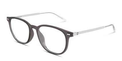Mont Blanc MB0448OA Gray glasses - Gray - Angle View