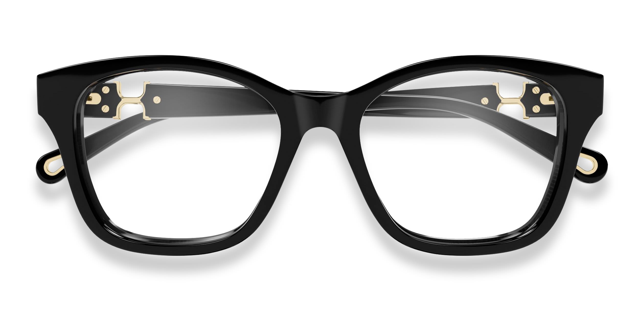 Chloe CH0334O Black glasses - Black - Frontal View