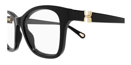 Chloe CH0334O Black glasses - Black - Side View