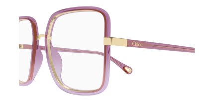 Chloe CH0338O Purple glasses - Purple - Side View