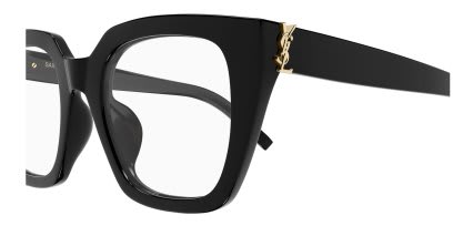 Saint Laurent SLM143 Black glasses - Black - Side View