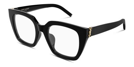 Saint Laurent SLM143 Black glasses - Black - Angle View