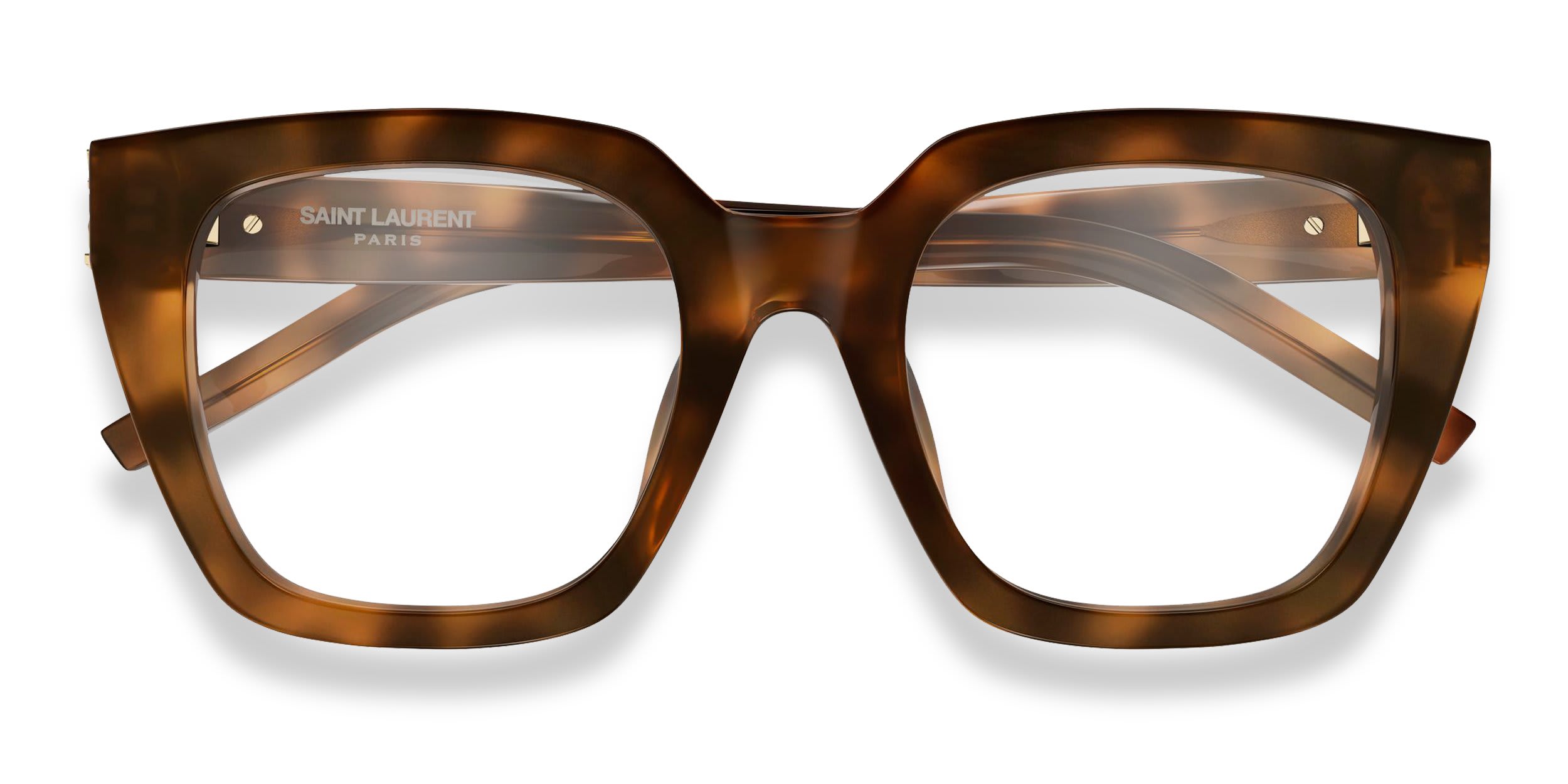 Saint Laurent SLM143 Tortoise glasses - Tortoise - Frontal View