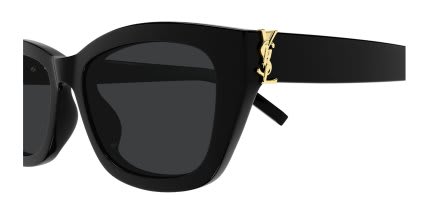 Saint Laurent SLM153 Black glasses - Black - Side View