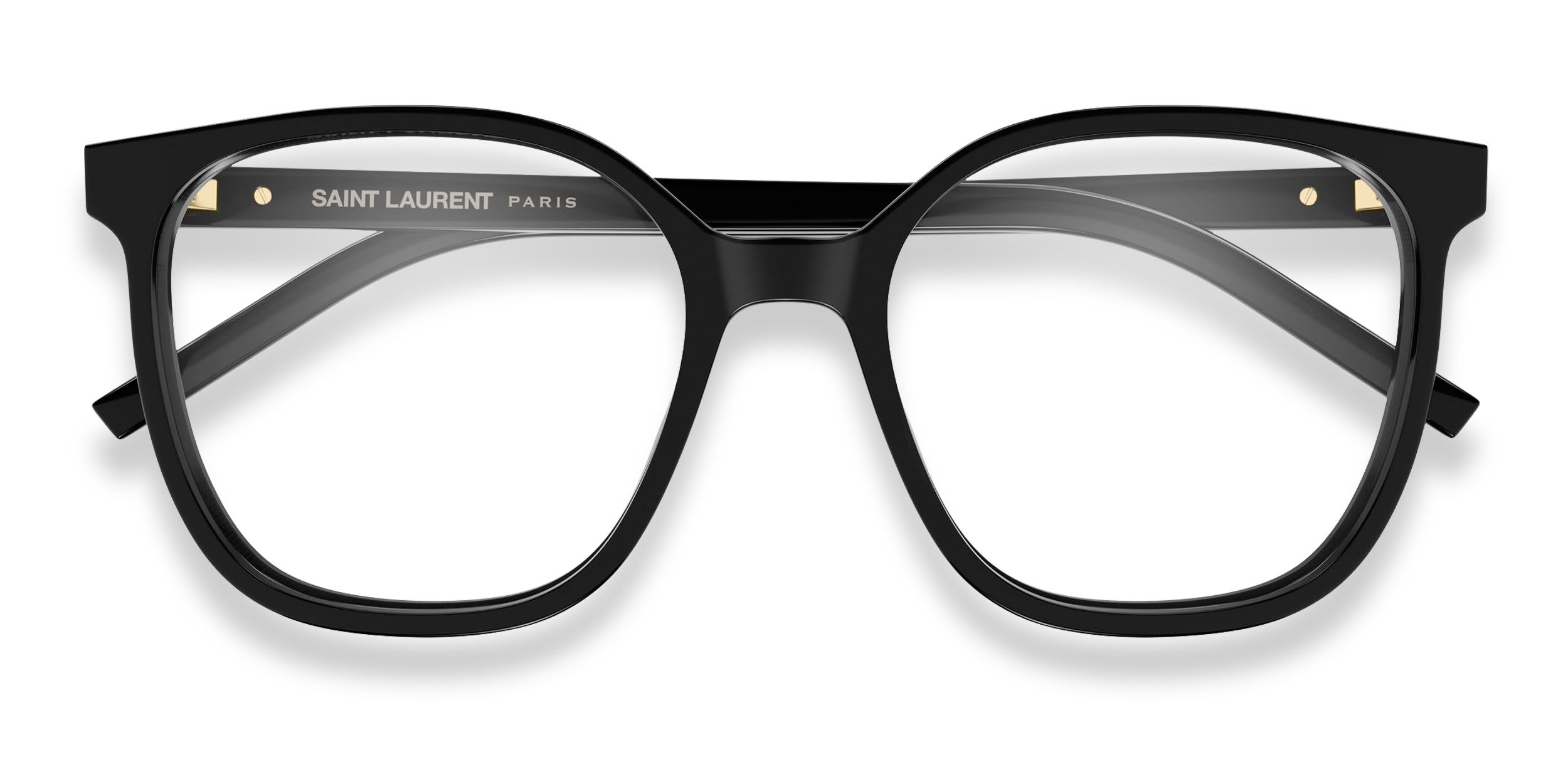 Saint Laurent SLM155 Black glasses - Black - Frontal View