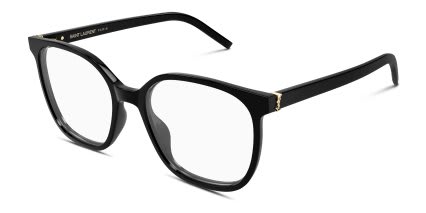 Saint Laurent SLM155 Black glasses - Black - Angle View