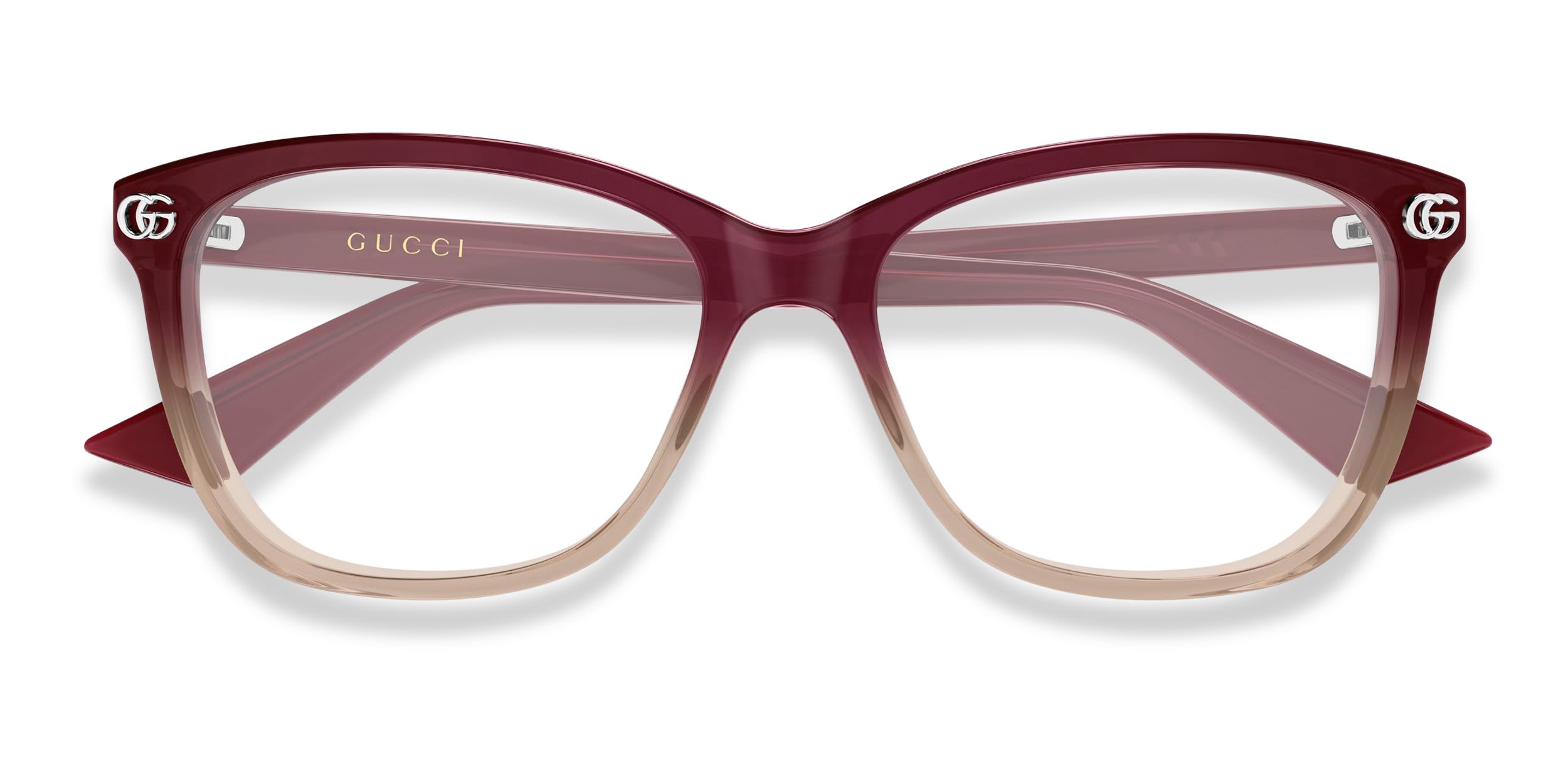 Gucci GG2113O Brown glasses - Brown - Frontal View