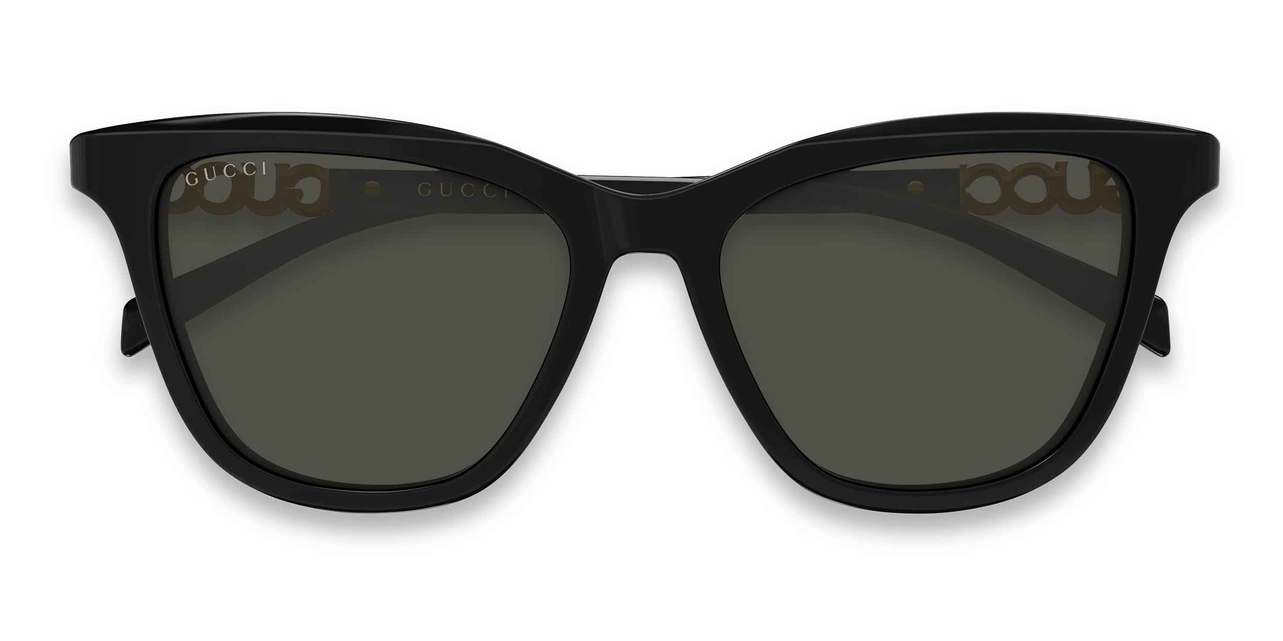 Gucci GG2032S Black, Gray glasses - Black / Gray - Frontal View