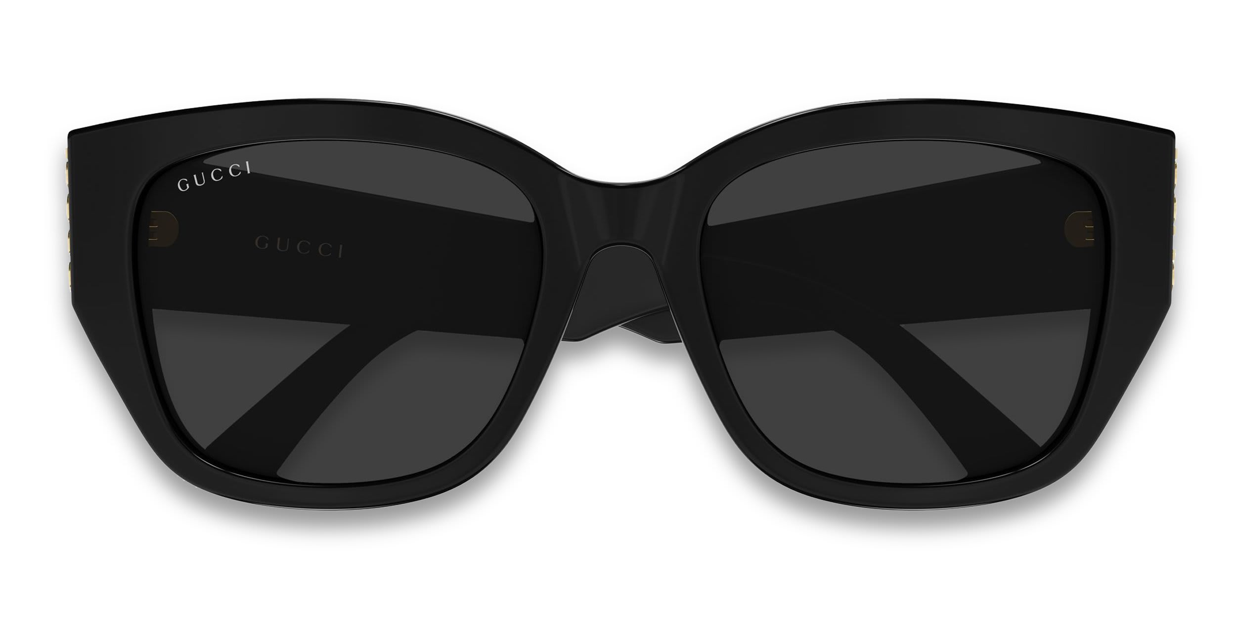 Gucci GG2043SA Black, Gray glasses - Black / Gray - Frontal View