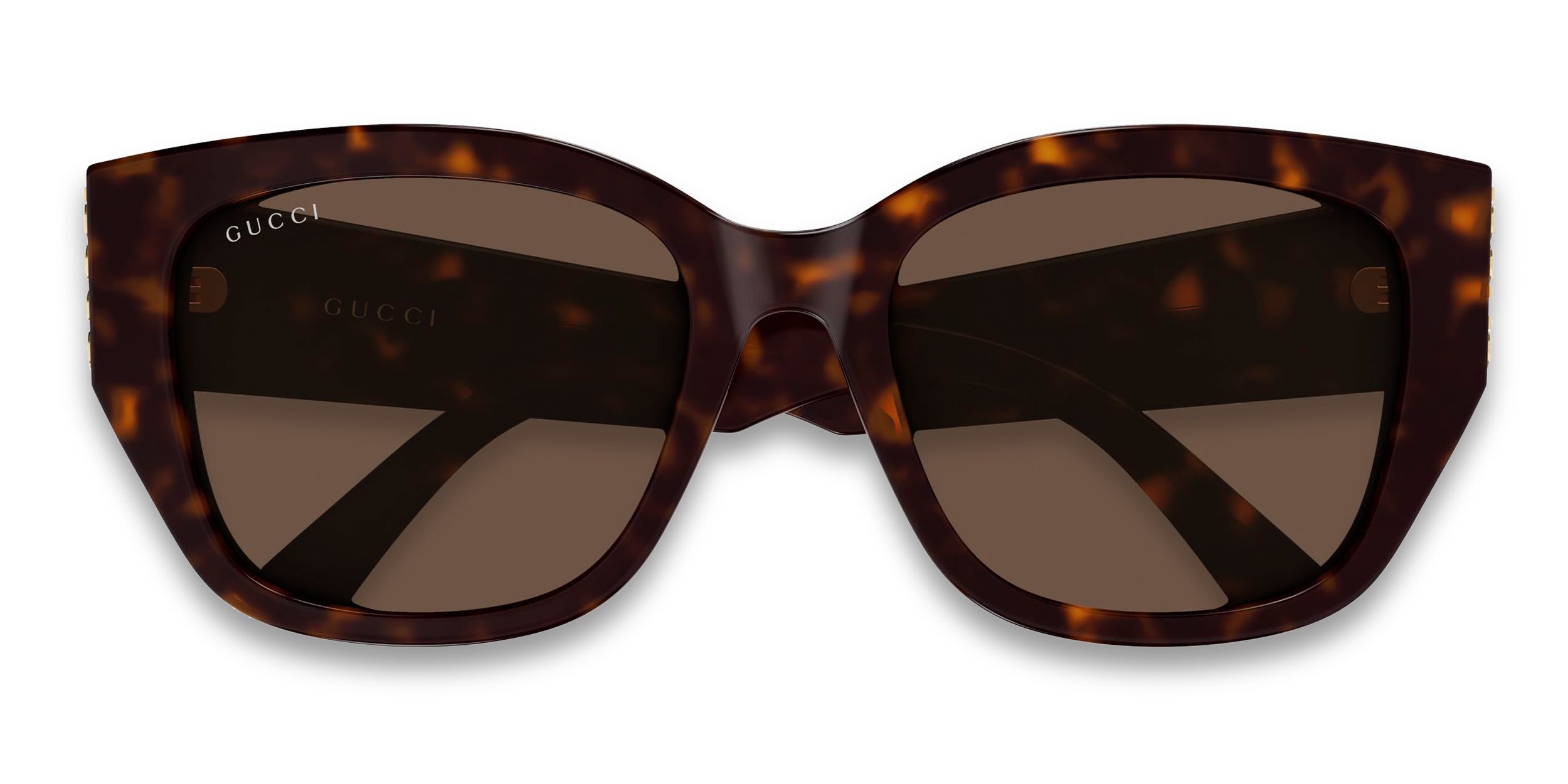 Gucci GG2043SA Tortoise, Brown glasses - Tortoise / Brown - Frontal View