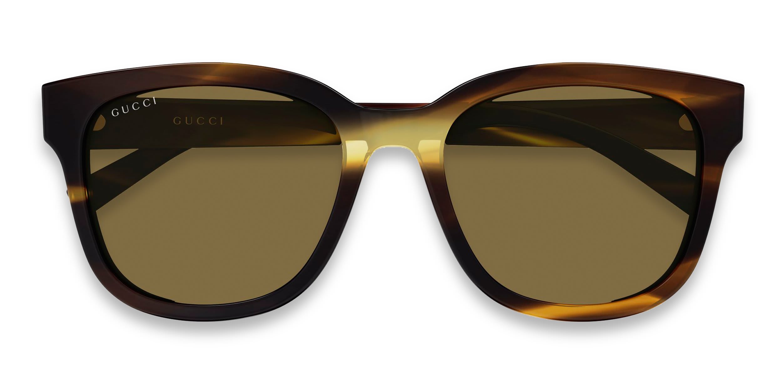 Gucci GG2126SK Tortoise, Brown glasses - Tortoise / Brown - Frontal View