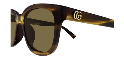 Gucci GG2126SK Tortoise, Brown glasses - Tortoise / Brown - Side View