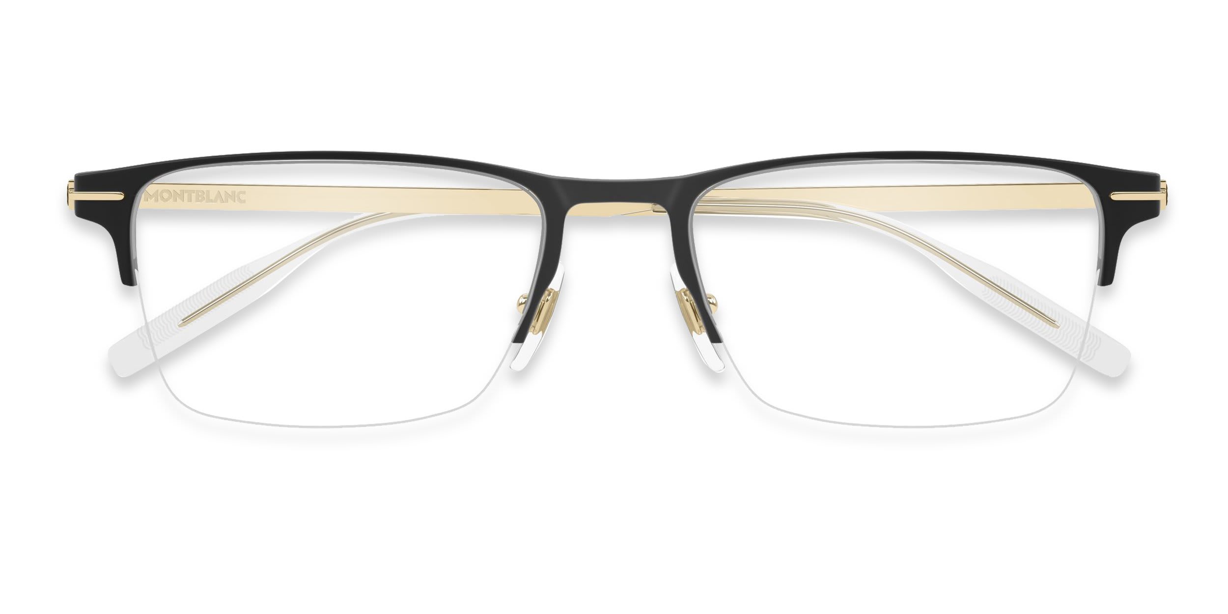 Mont Blanc MB0468O Black glasses - Black - Frontal View