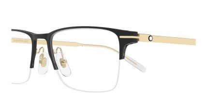 Mont Blanc MB0468O Black glasses - Black - Side View