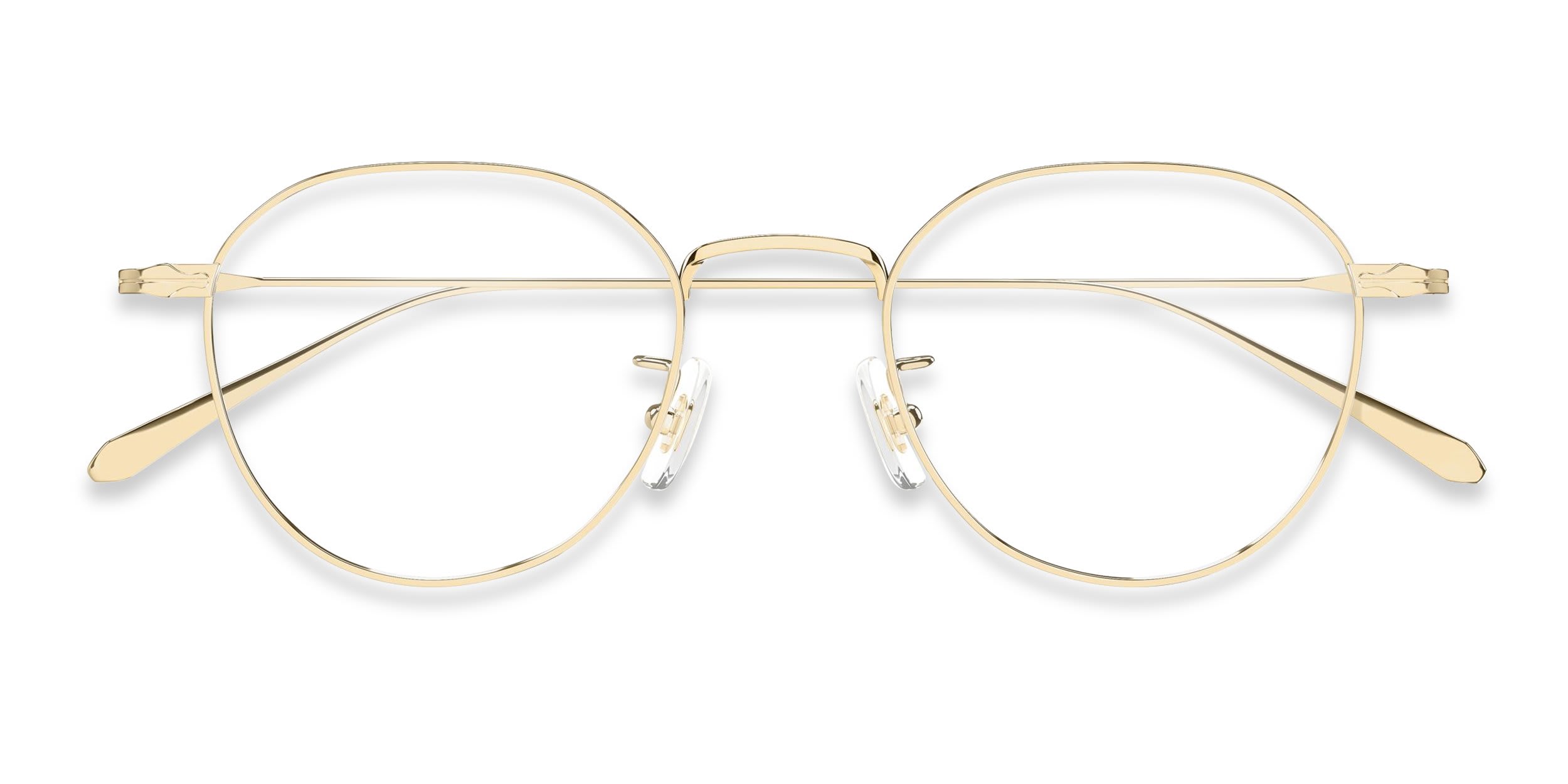 Mont Blanc MB0476OA Gold glasses - Gold - Frontal View