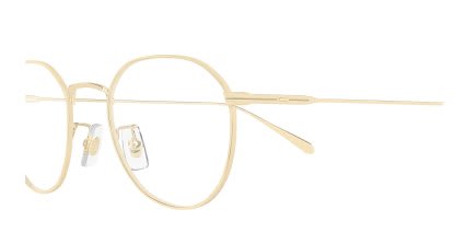 Mont Blanc MB0476OA Gold glasses - Gold - Side View