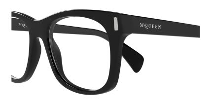 Alexander McQueen AM0551O Black glasses - Black - Side View