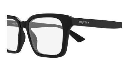Alexander McQueen AM0566O Black glasses - Black - Side View