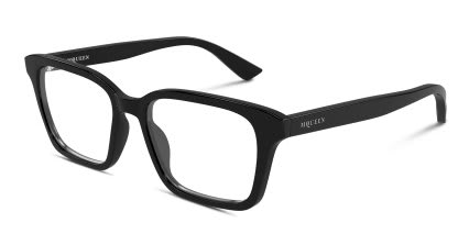 Alexander McQueen AM0566O Black glasses - Black - Angle View