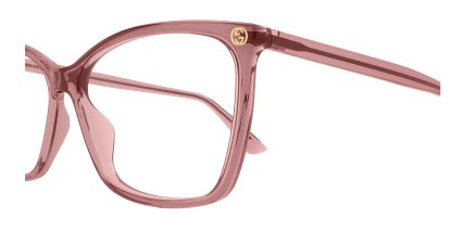 Gucci GG0025O Pink glasses - Pink - Side View