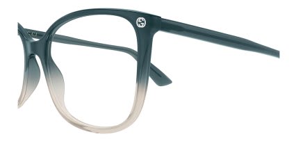 Gucci GG0026O Gray glasses - Gray - Side View