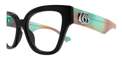 Gucci GG1424O Black glasses - Black - Side View