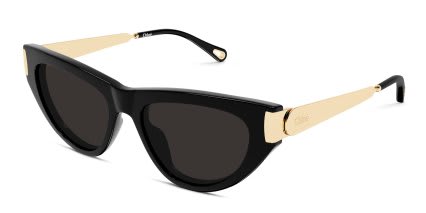 Chloe CH0350S Black, Gray glasses - Black / Gray - Angle View