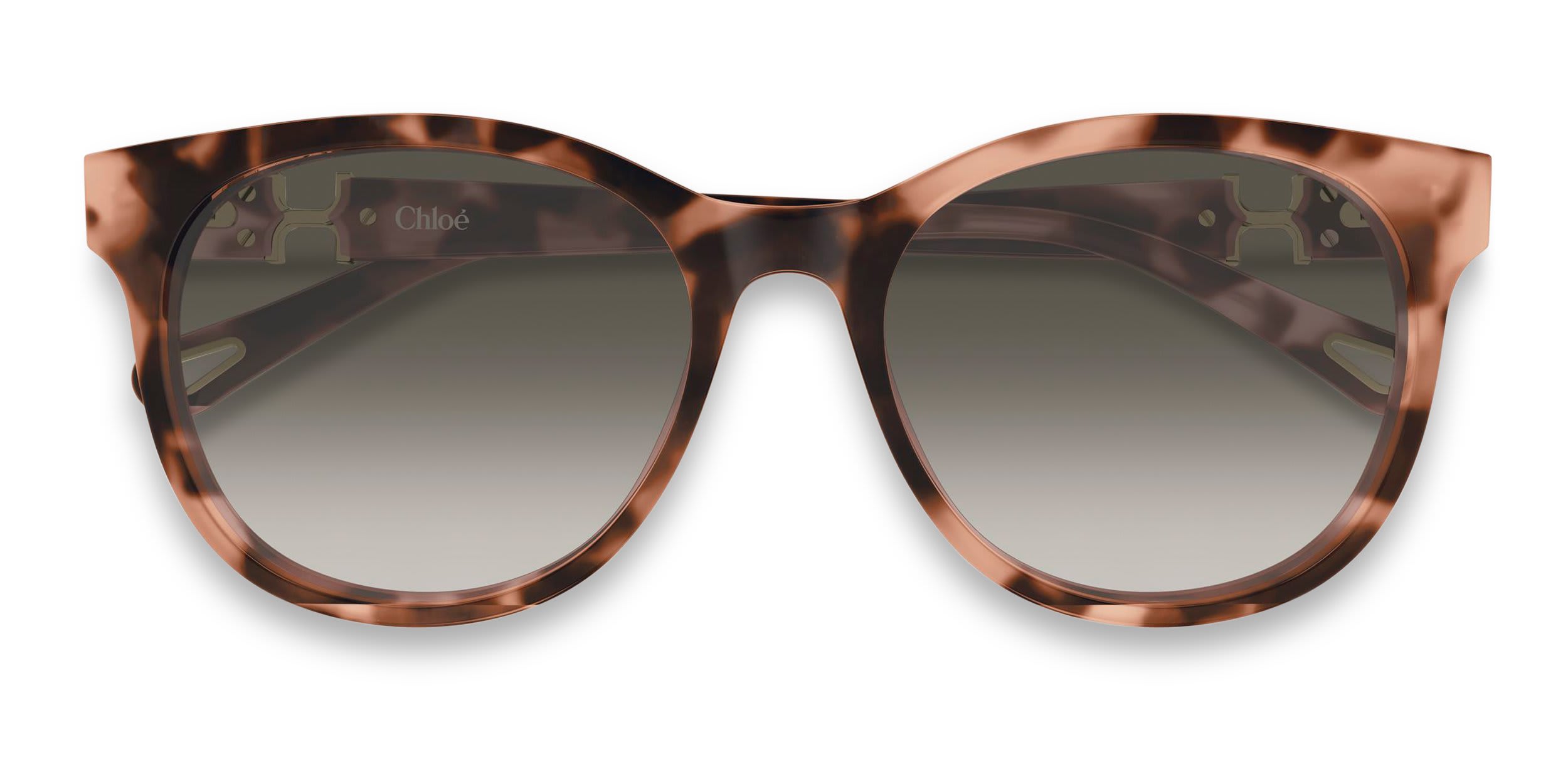 Chloe CH0375SK Tortoise, Gray glasses - Tortoise / Gray - Frontal View